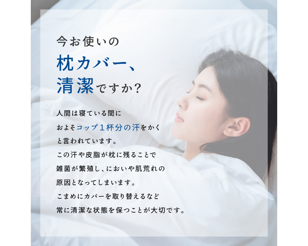 消臭革命！ 枕カバー同色2枚セット