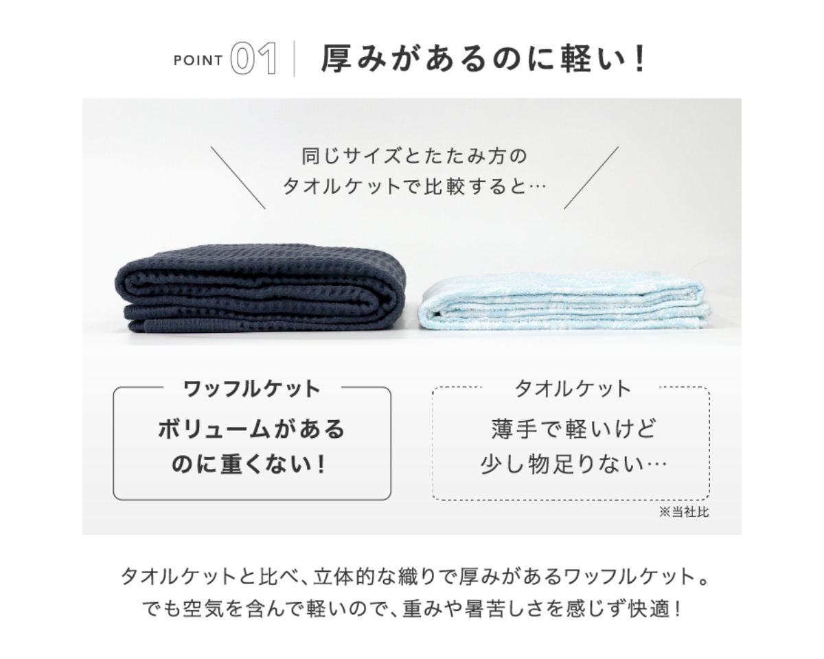 【新色登場！】今治タオル ワッフルケット シングルサイズ（140×190cm）